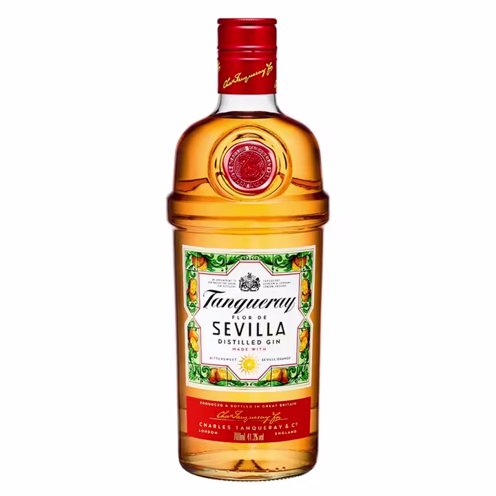 Gin Tanqueray Flor de Sevilla Botella Frente