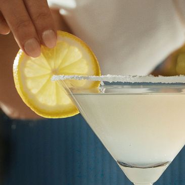 Lemon drop martini 