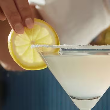 Lemon drop martini 