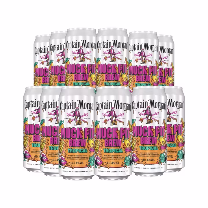 Captain Morgan Muck Pit Brew Cans, 12 x 440ml