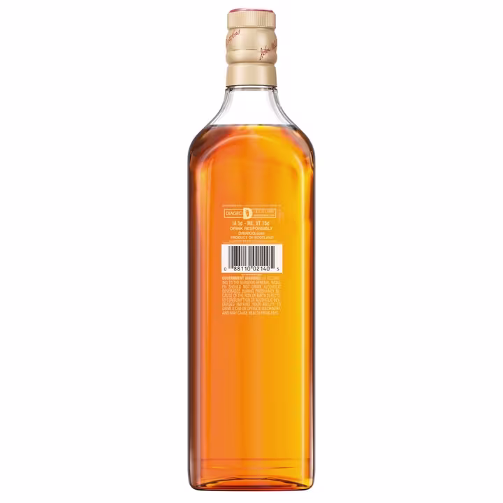 Johnnie Walker Red Label Blended Scotch Whisky, 1L back