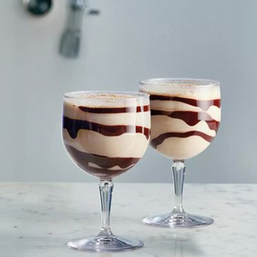 Two mudslide cocktails