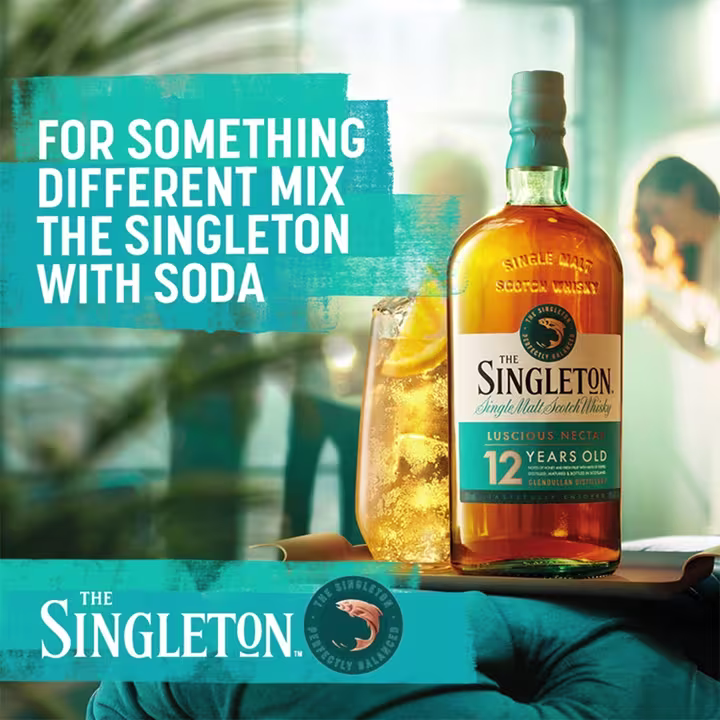 Singleton of Dufftown 12 Years Old Single Malt Scotch Whisky servir
