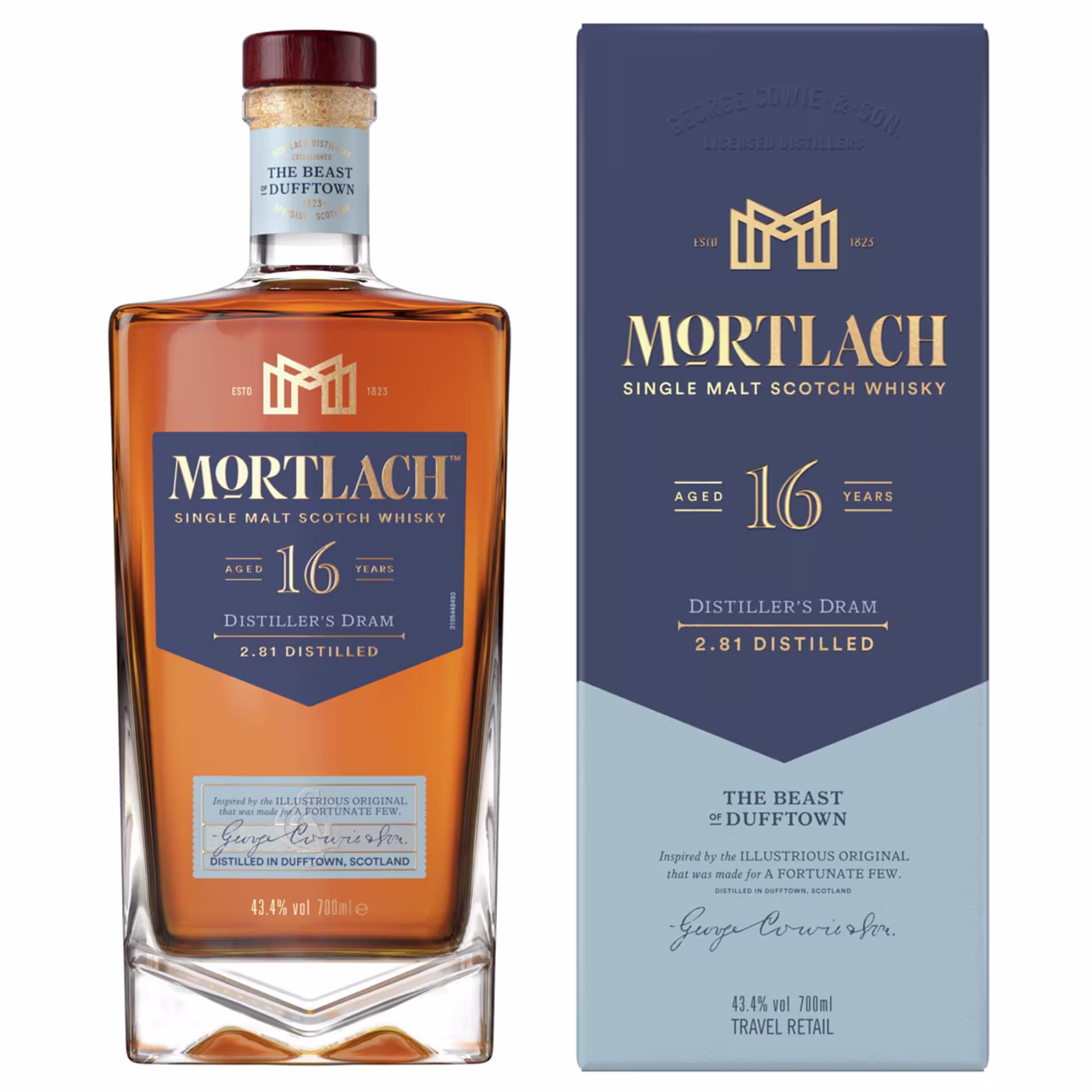 Mortlach 16 Year Old Single Malt Scotch Whisky 70cl Front