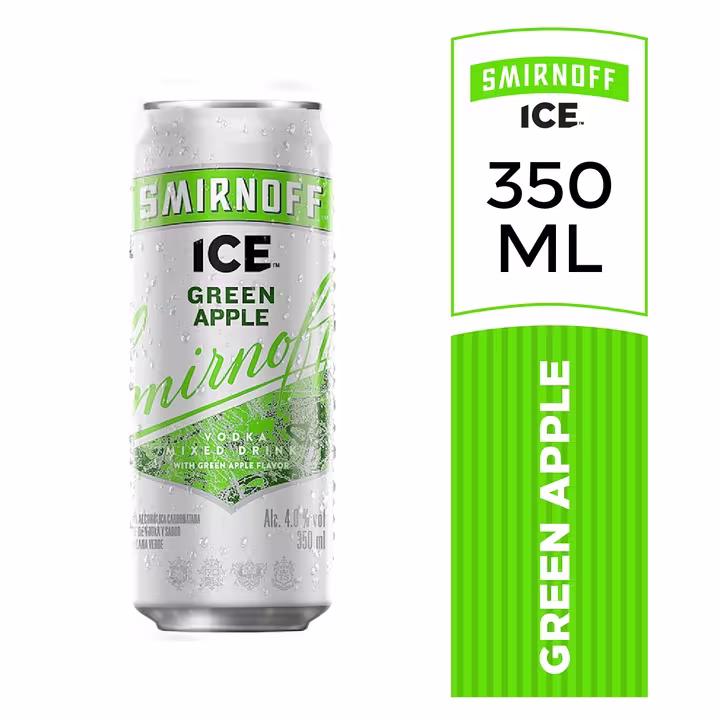 Smirnoff Ice Green Apple Lata 350 ml 