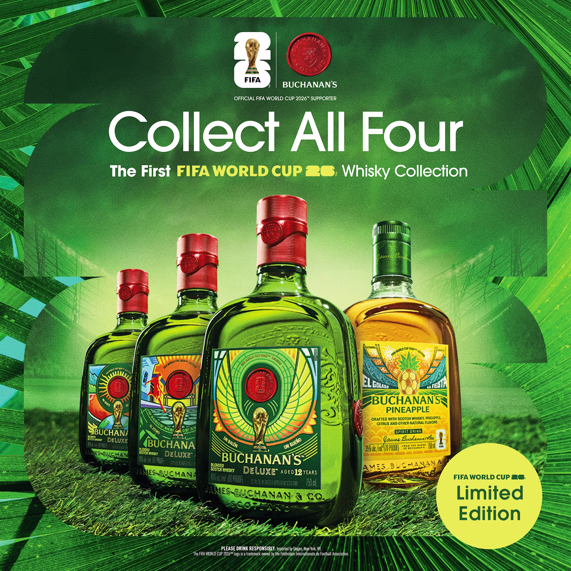 Buchanans FIFA limited edition bottles