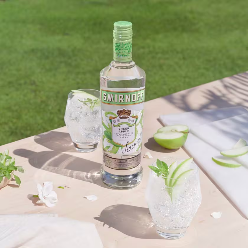 Smirnoff Green Apple Flavoured Vodka 70cl - Occasion Square