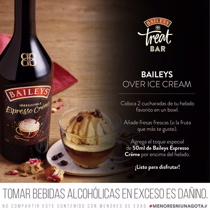 Licor de crema Baileys Espresso Créme Botella 750 ml