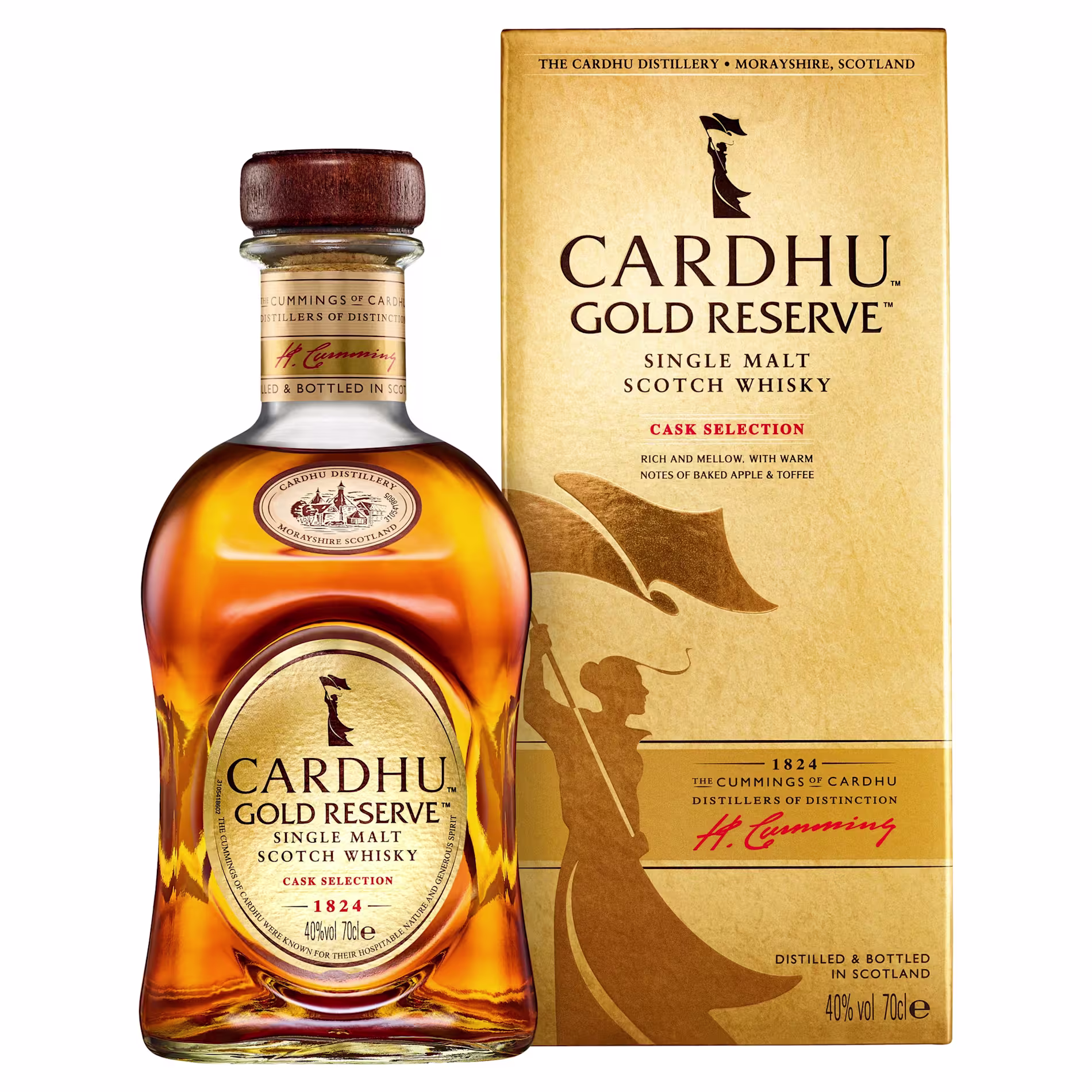 Cardhu Gold Reserve Single Malt Scotch Whisky 70cl front pack