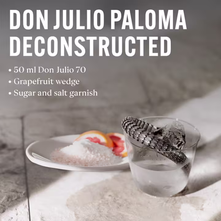 Don Julio 70 Añejo Cristalino Tequila recipe