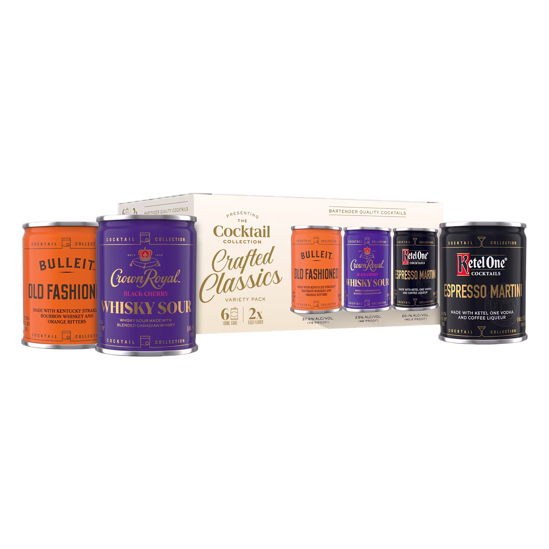 COCKTAIL COLLECTION VARIETY PACK 6PK 100ML
