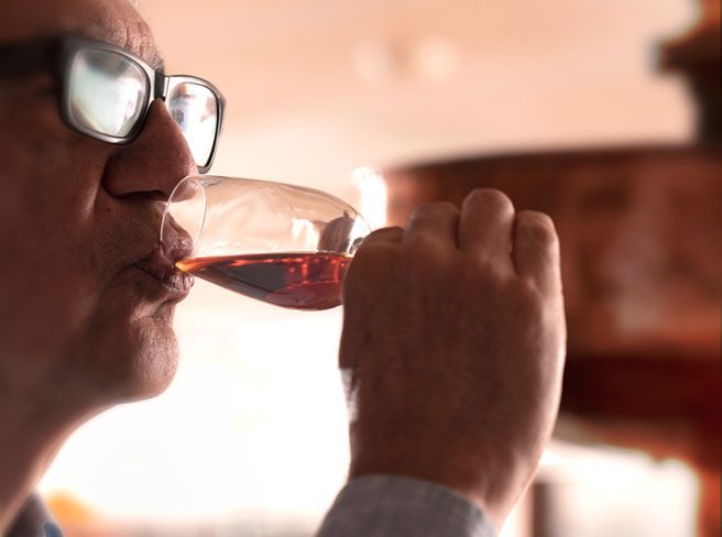 Whisky tasting step 4, sip