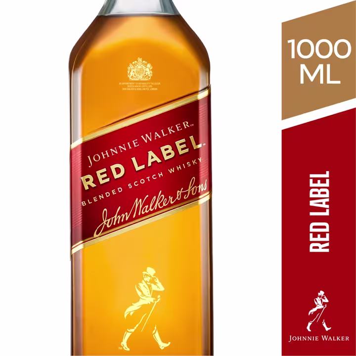 Whisky Johnnie Walker Red Label Botella 1L
