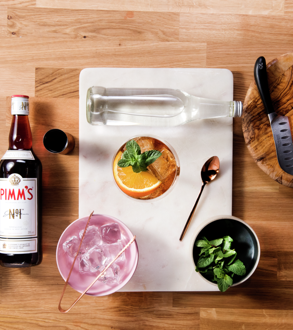 Pimms Fizz Overhead