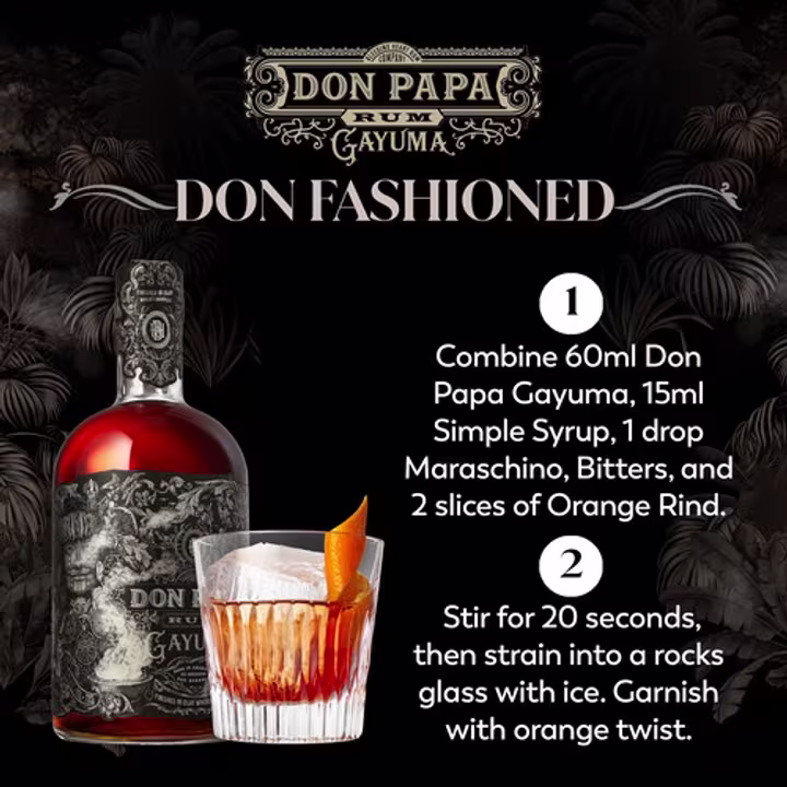Don Papa Gayuma Rum Serve