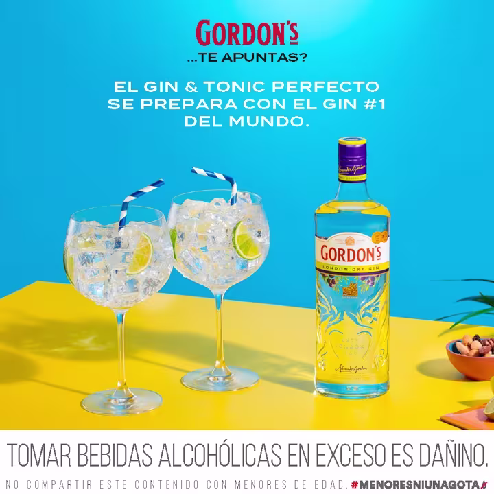 Gin Gordon´s London Dry Botella 750ml