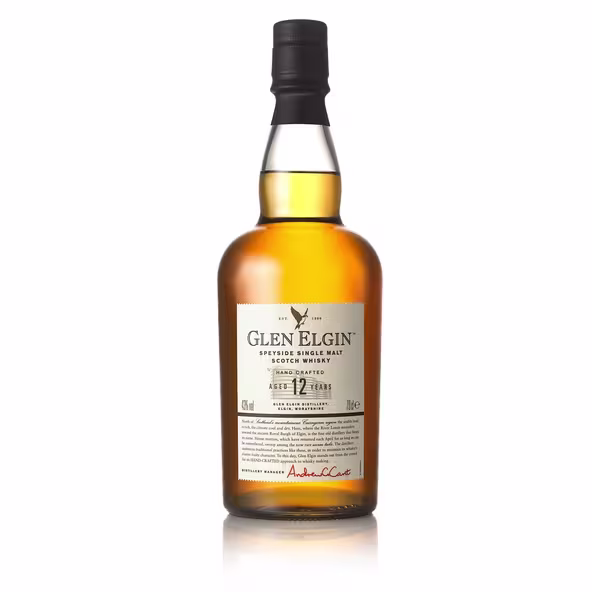 Glen Elgin 12 Year Old Single Malt Scotch Whisky, 70cl engrave