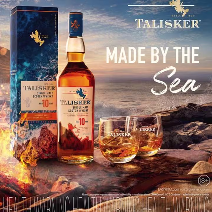 Talisker 10 Year Old Single Malt Scotch Whisky Serve