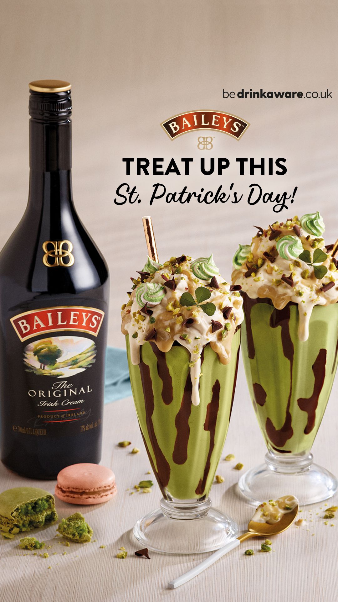 st patricks day baileys koktelok