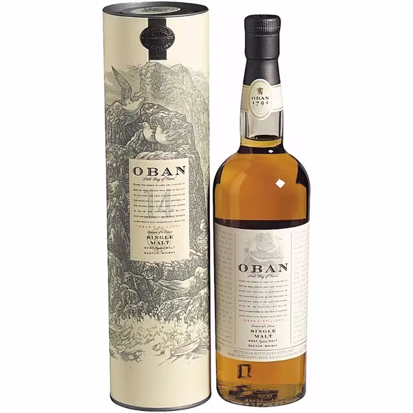 Oban Little Bay Single Malt Scotch Whisky, 70cl engrave