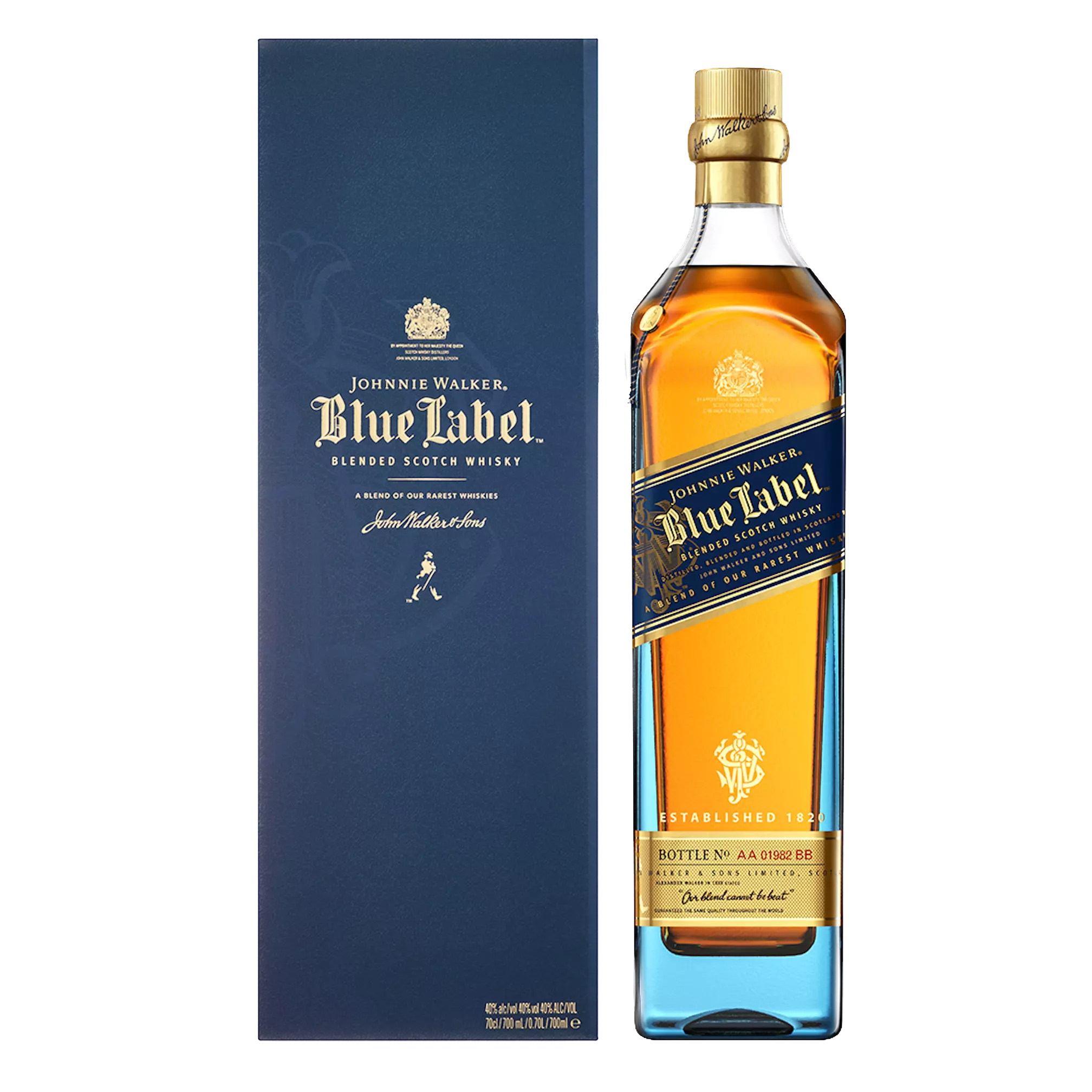 Johnnie Walker Blue Label ウイスキー 箱付き Johnnie Walker Blue Label Blended Scotch Whisky, 1.75L | The Bar US