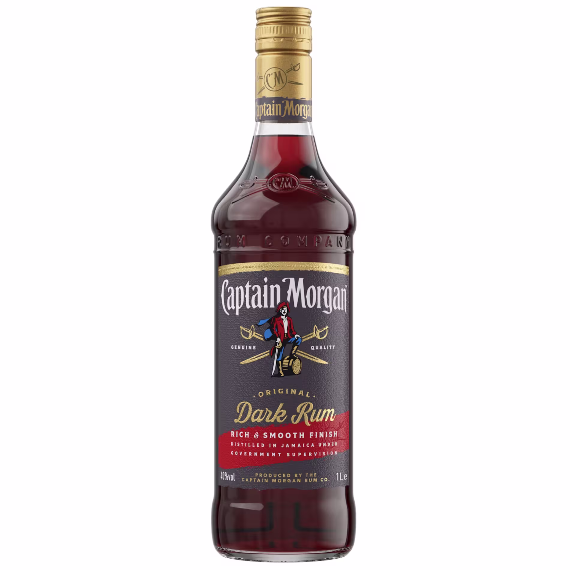 Captain Morgan Dark Rum, 1L