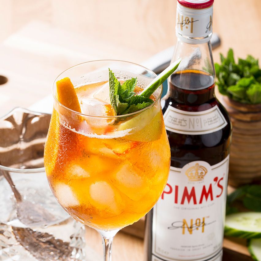 pimm's bottle