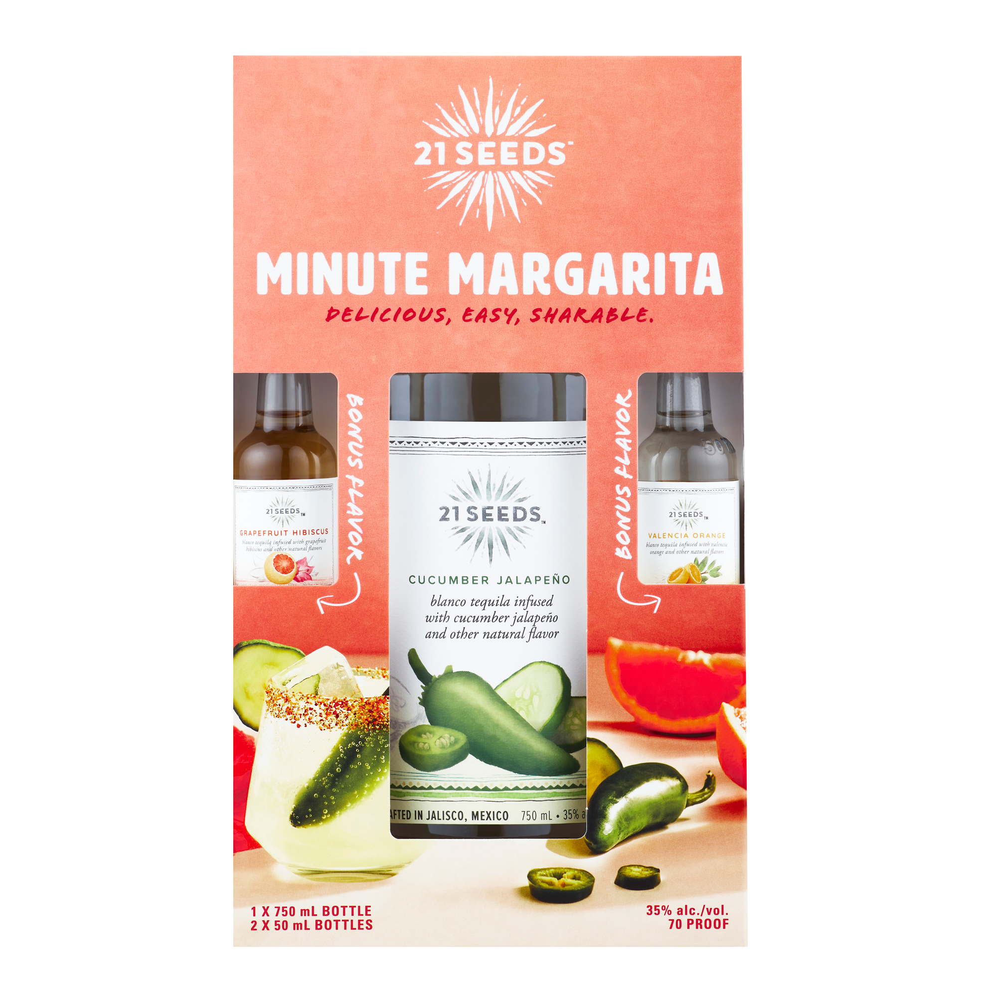 21Seeds Tequila 3-Bottle Variety Pack | The Bar US