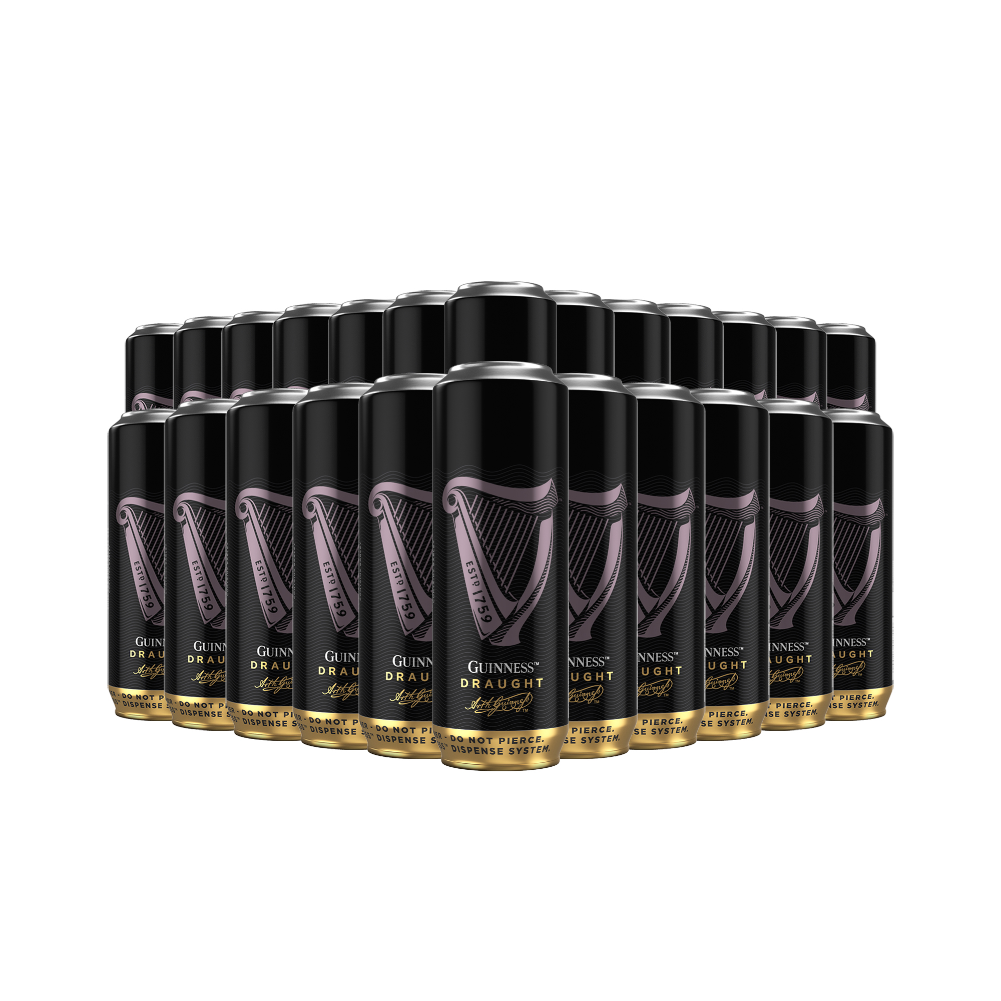 Guinness Draught 0.0%, 24 x 440ml Bundle | The Bar