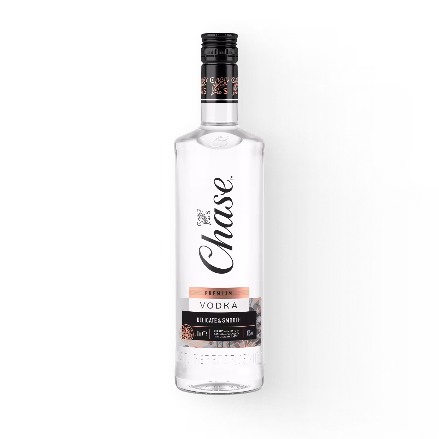 Chase Premium Vodka, 70cl Bottle Front
