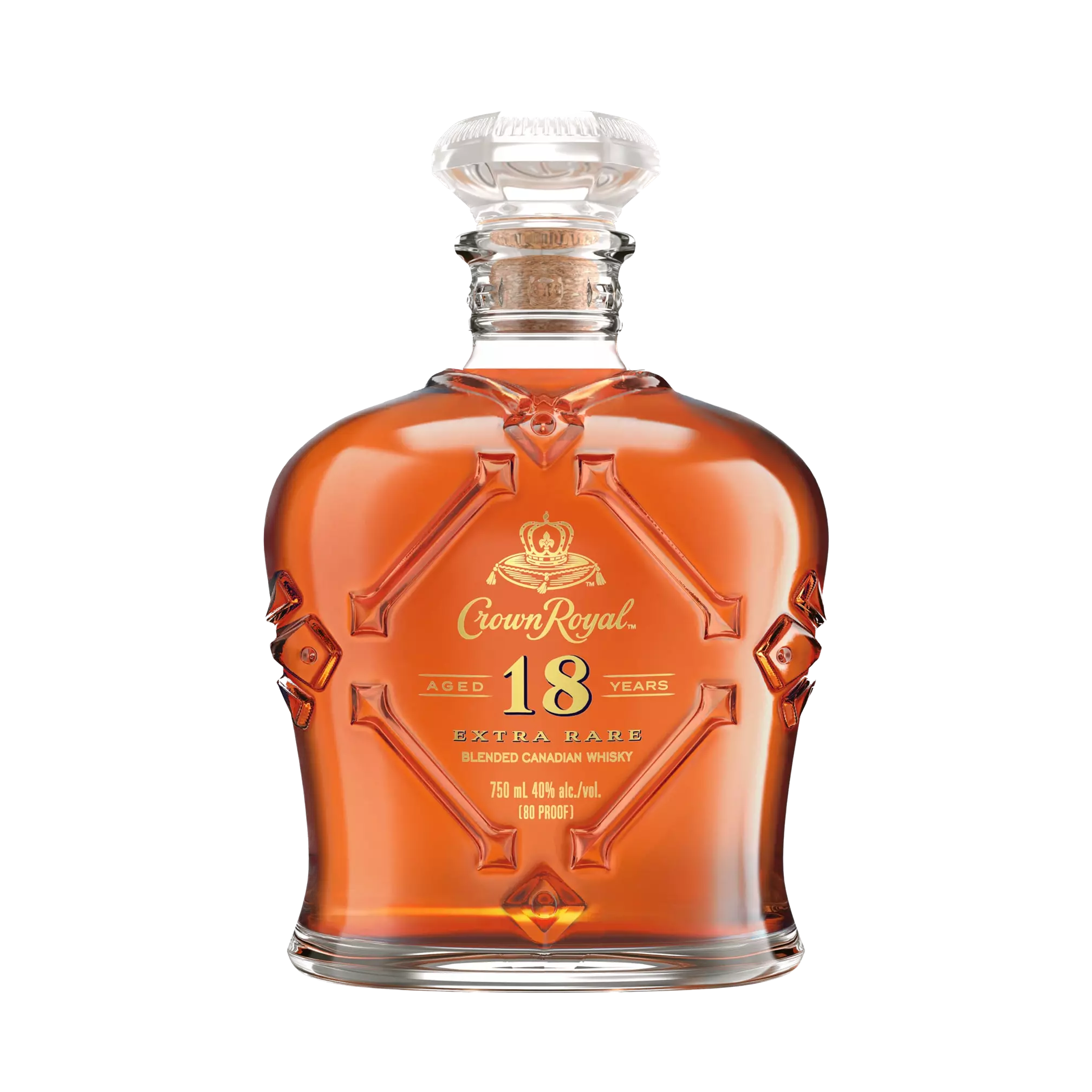 Crown Royal Aged 18 Years Extra Rare Blended Canadian Whisky | The
