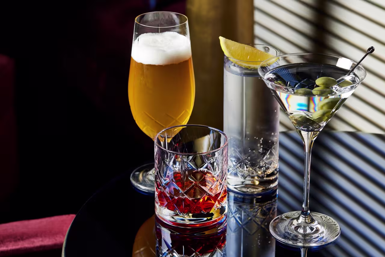 Ginza Cuts Martini Glass Serves