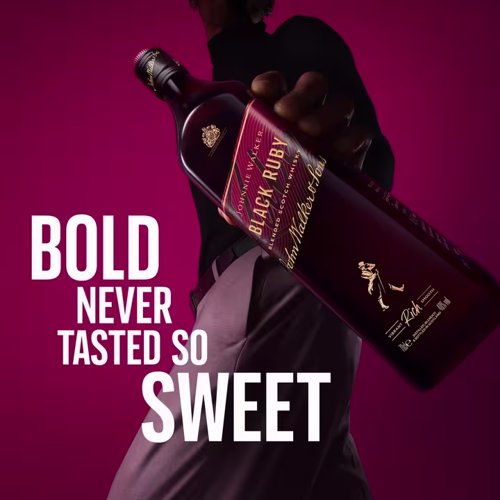 Johnnie Walker Black Ruby - "Bold never tasted so sweet"