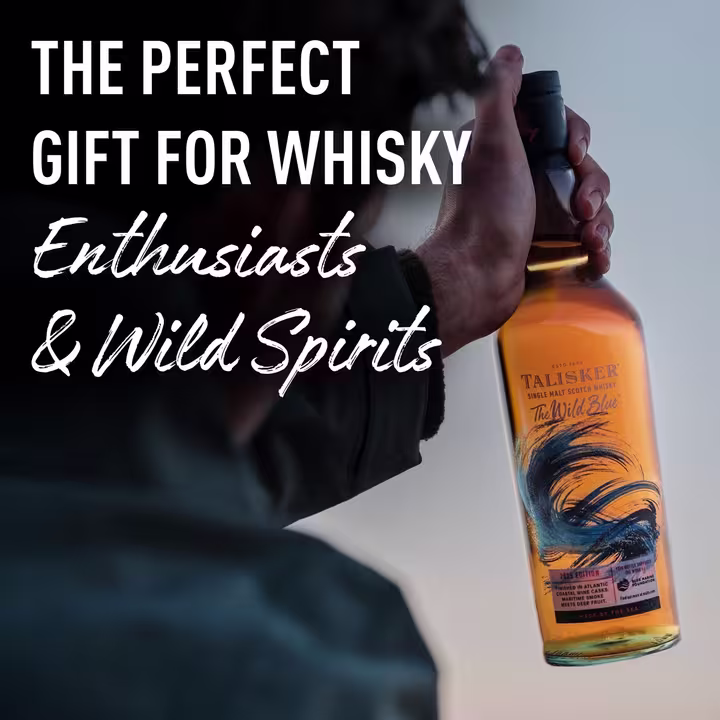 Image with text: 'The Perfect Gift for Whisky enthusiasts and wild spirits'