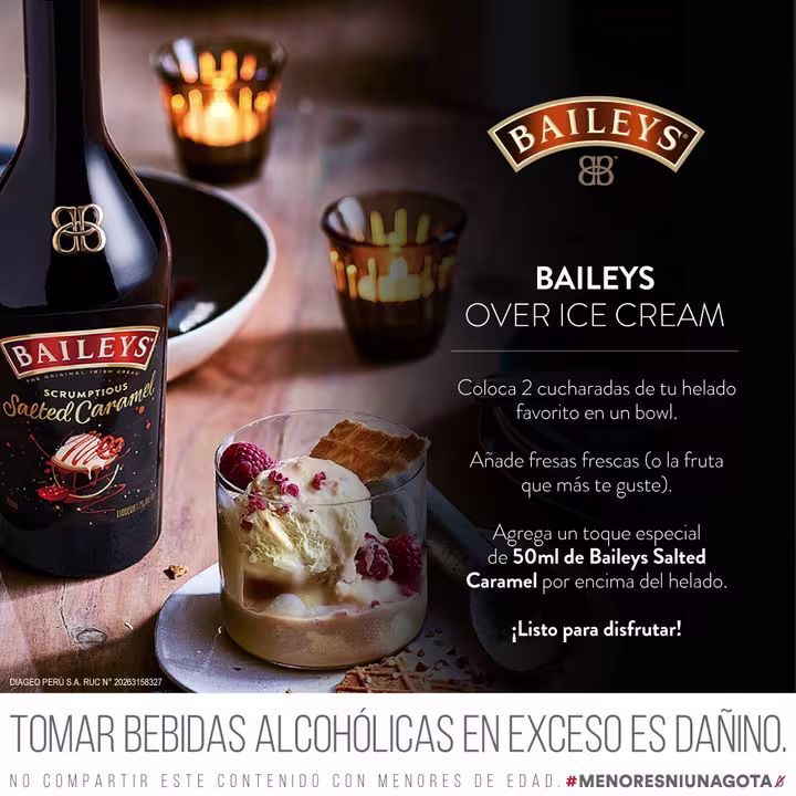 Licor de crema Baileys Salted Caramel Botella 750 ml