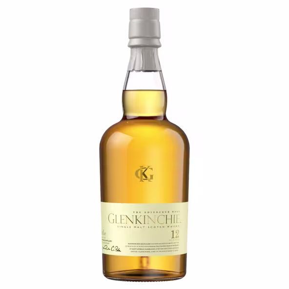 Glenkinchie 12 Year Old Single Malt Scotch Whisky, 70cl engrave
