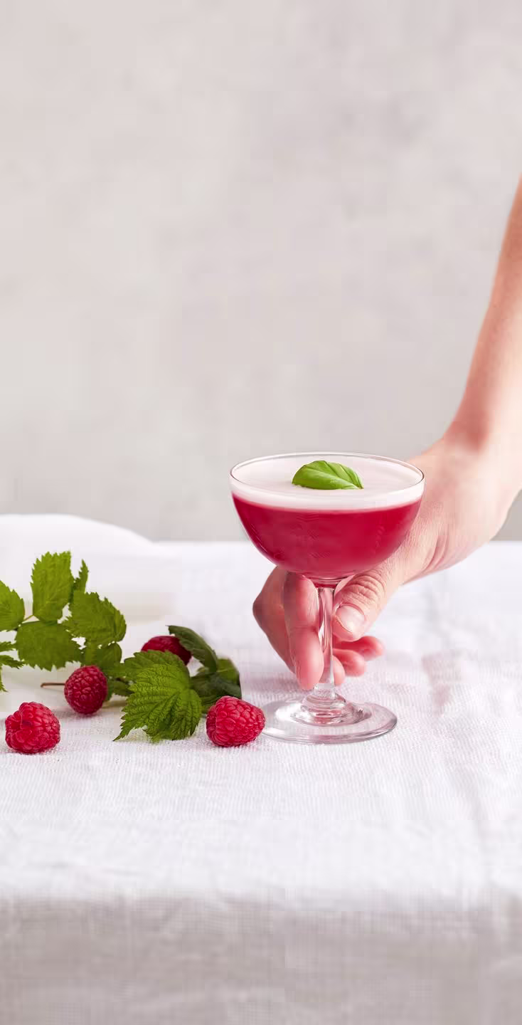 Non alcoholic Clover Club