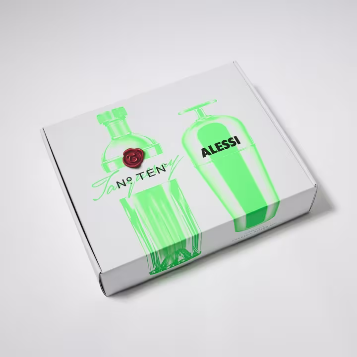 Tanqueray No.TEN x Alessi Tending Box Mixing Kit Box