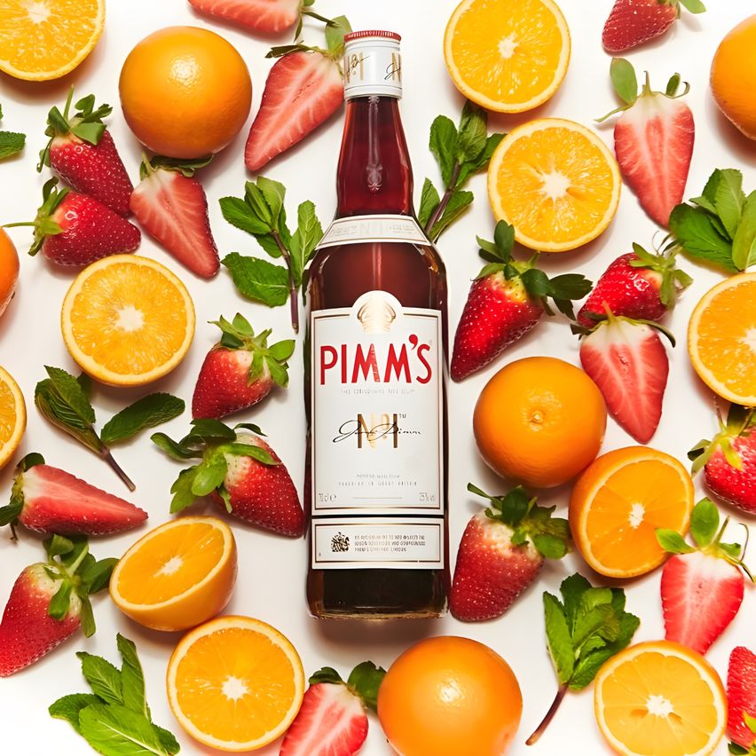pimm's bottle
