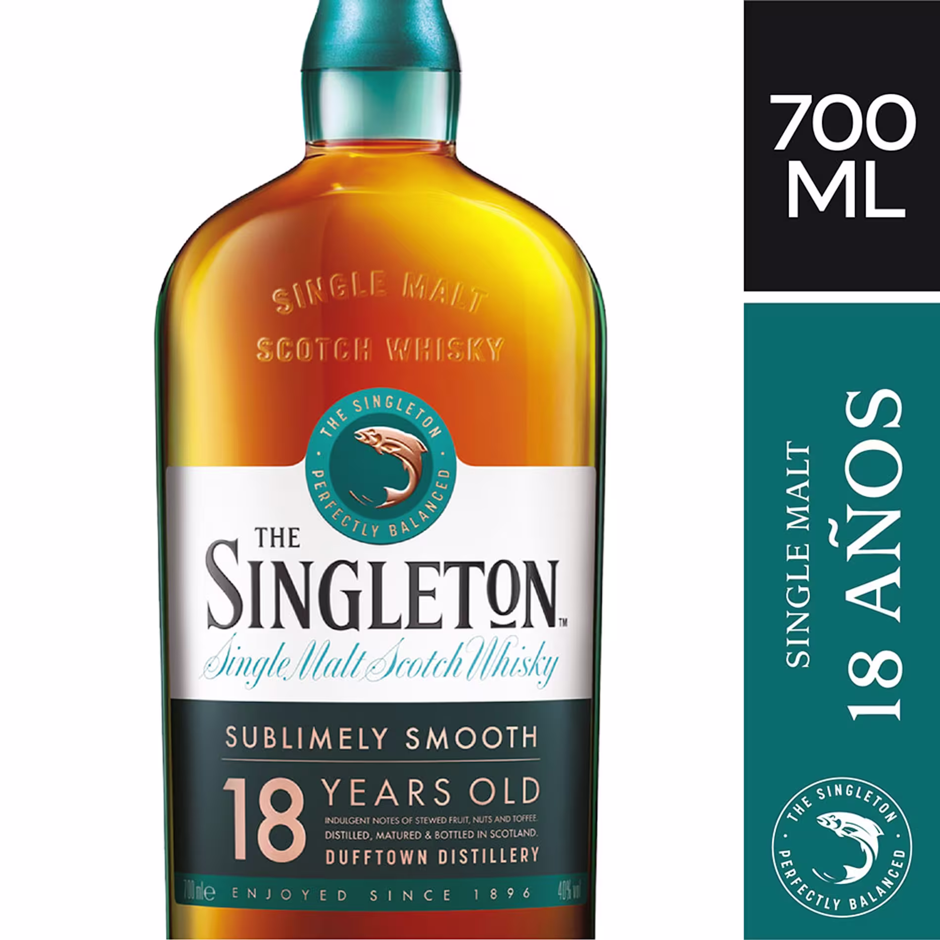 Whisky Singleton Single Malt Scotch Whisky 18 Años Botella 700ml