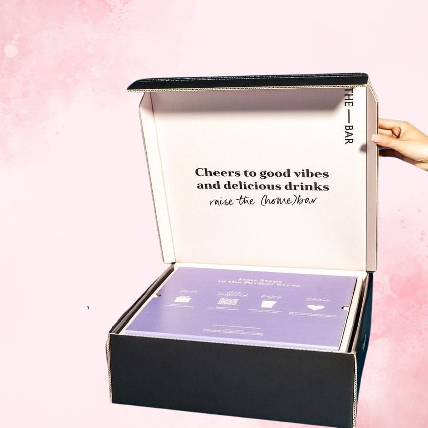 Customisable gift box from The Bar