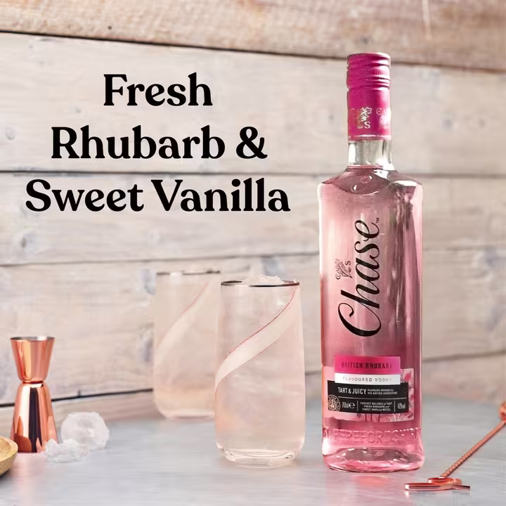 Chase British Rhubarb - "Fresh Rhubarb and Sweet Vanilla"
