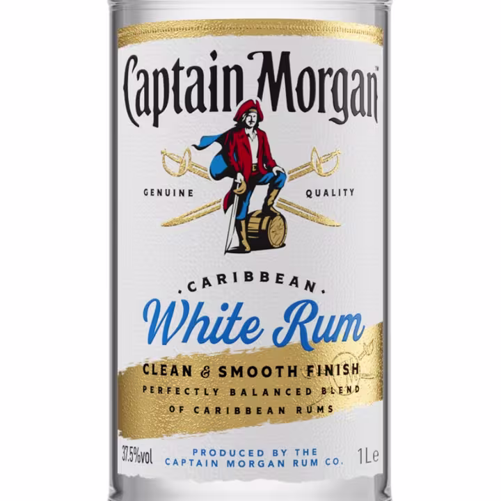 Captain Morgan White Rum Close up