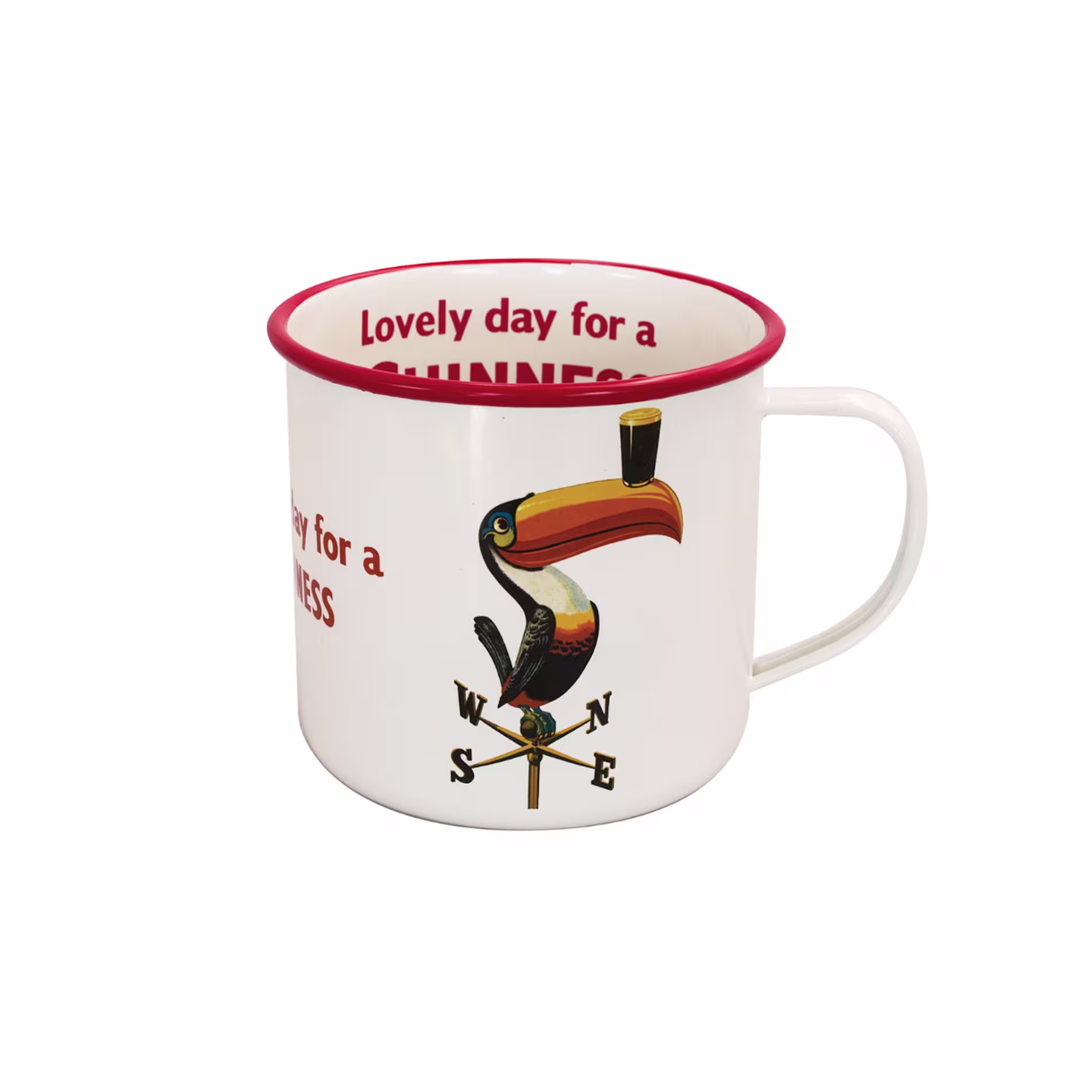 Guinness Gilroy Enamel Mug Toucan