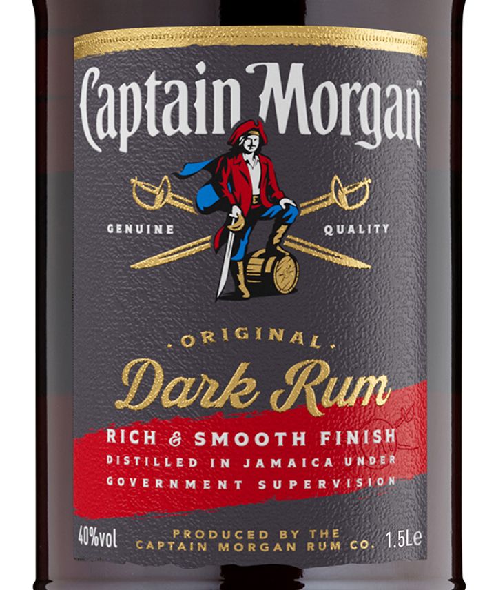 Captain Morgan Dark Rum, 0,7 L history