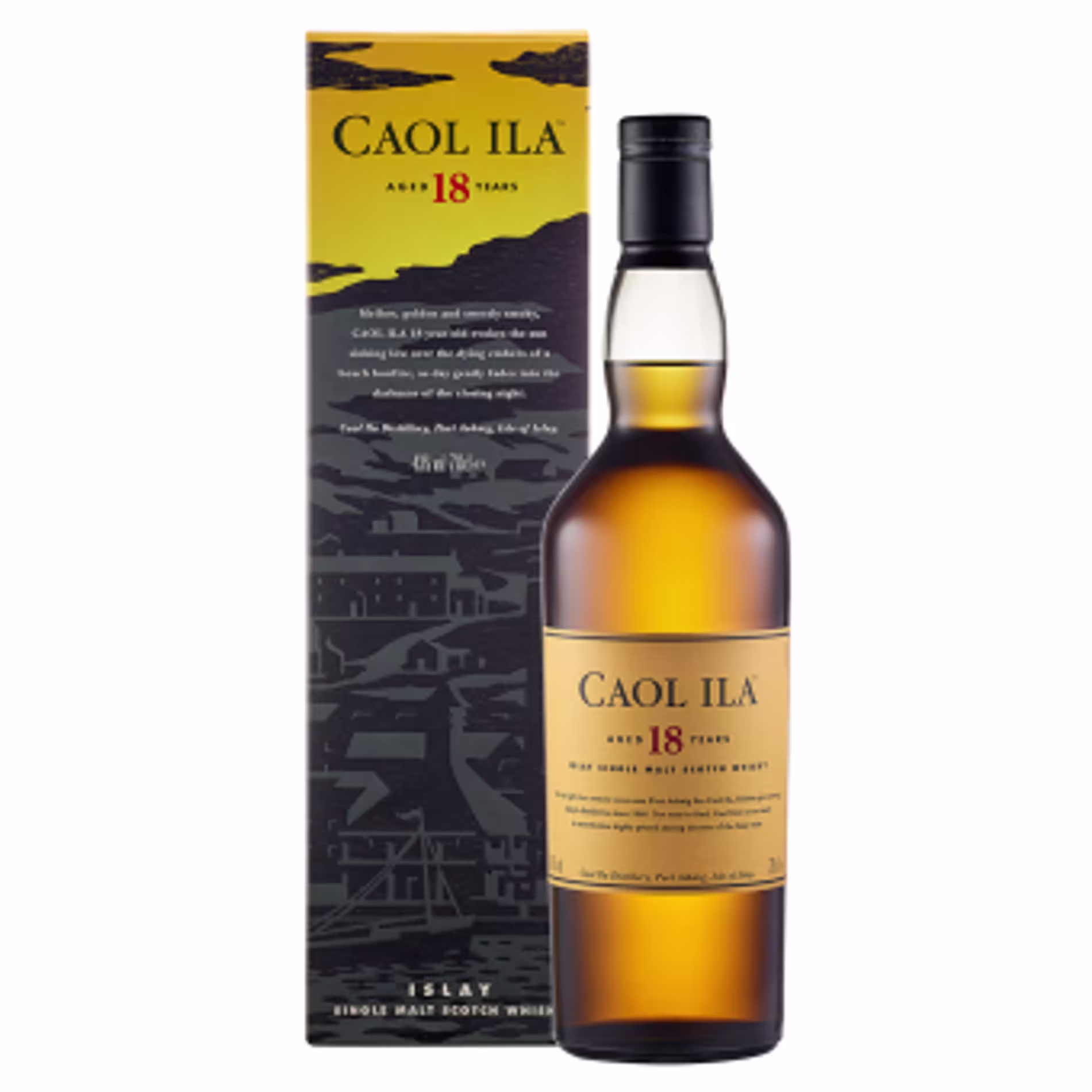 Caol Ila DE Single Malt Scotch Whisky Front with box