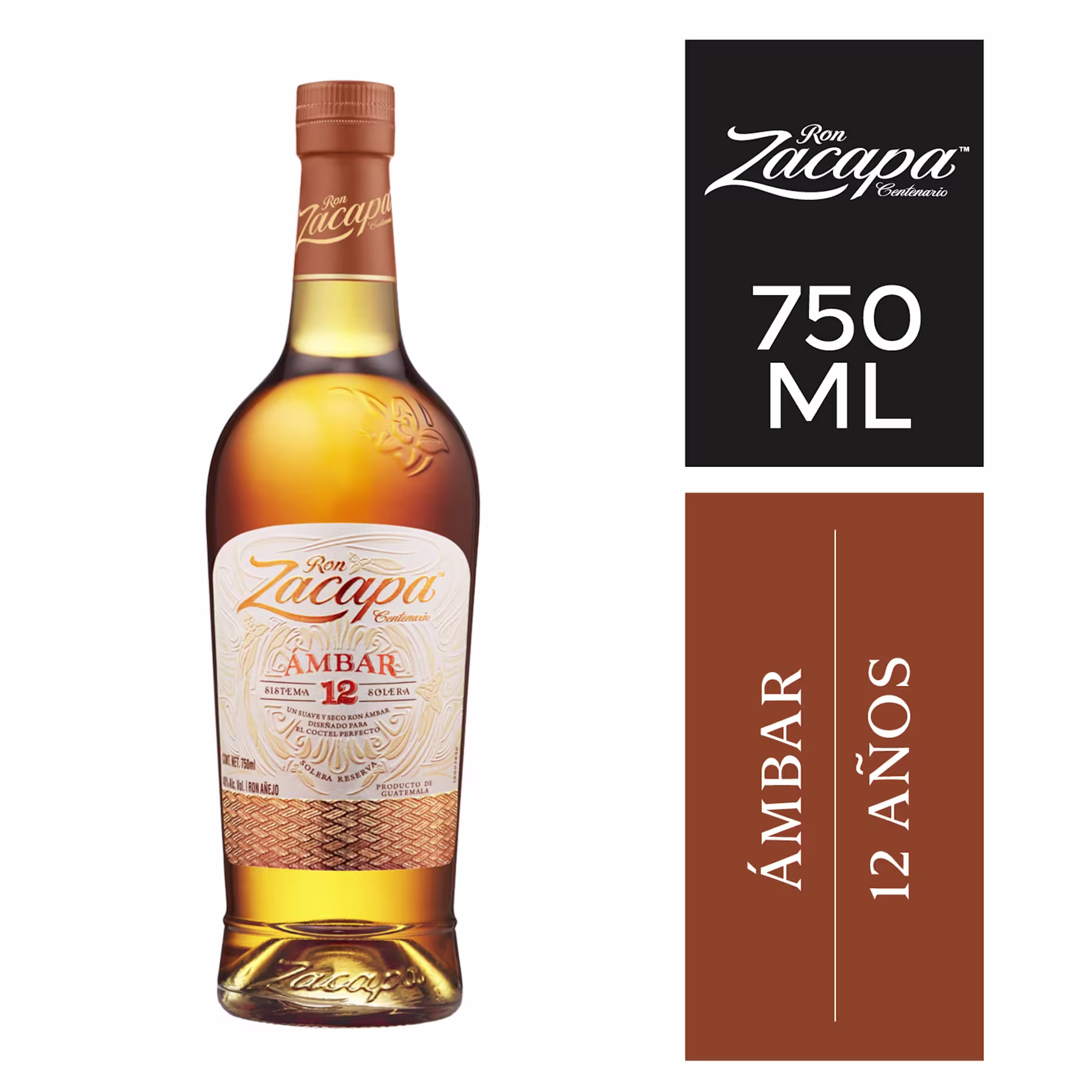 Ron Zacapa Ámbar Botella 750ml