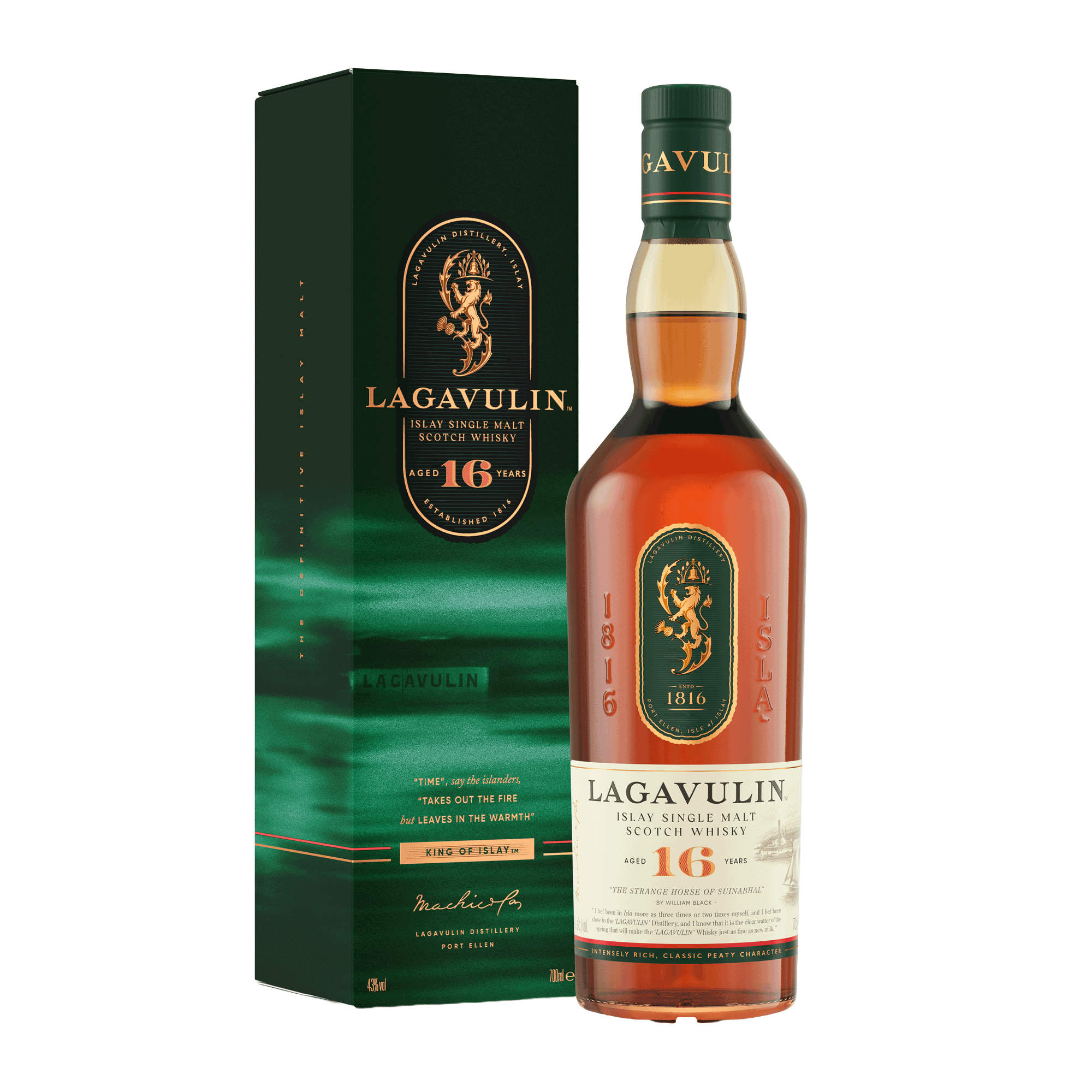 Lagavulin 16 Year Old Islay Single Malt Scotch Whisky | The Bar US