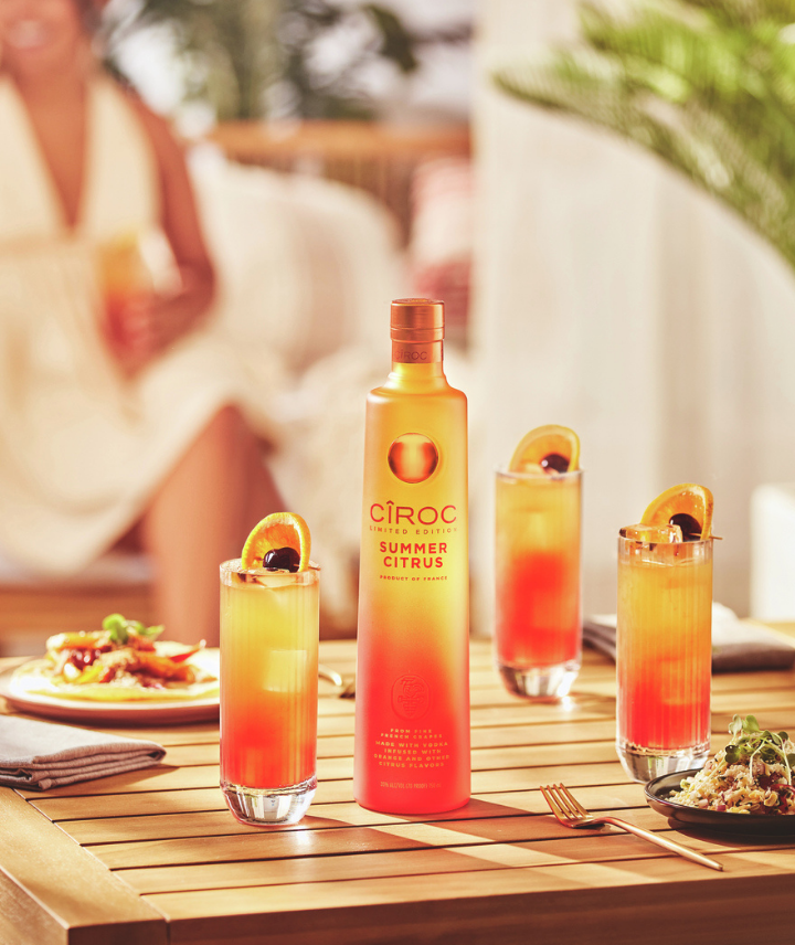 Ciroc Citurs summer bottle plus serve