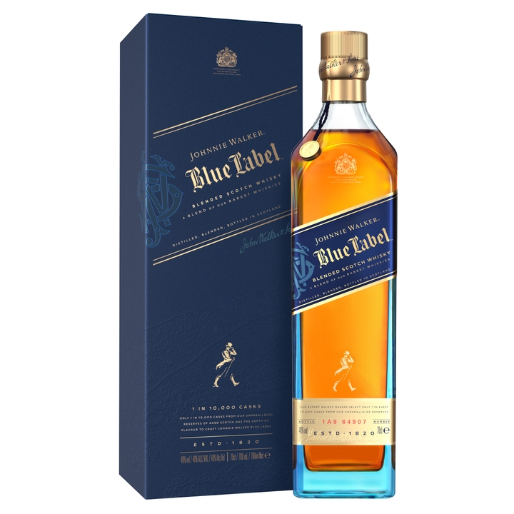 Johnnie Walker Blue Label Blended Scotch Whisky, 750ml | The Bar US